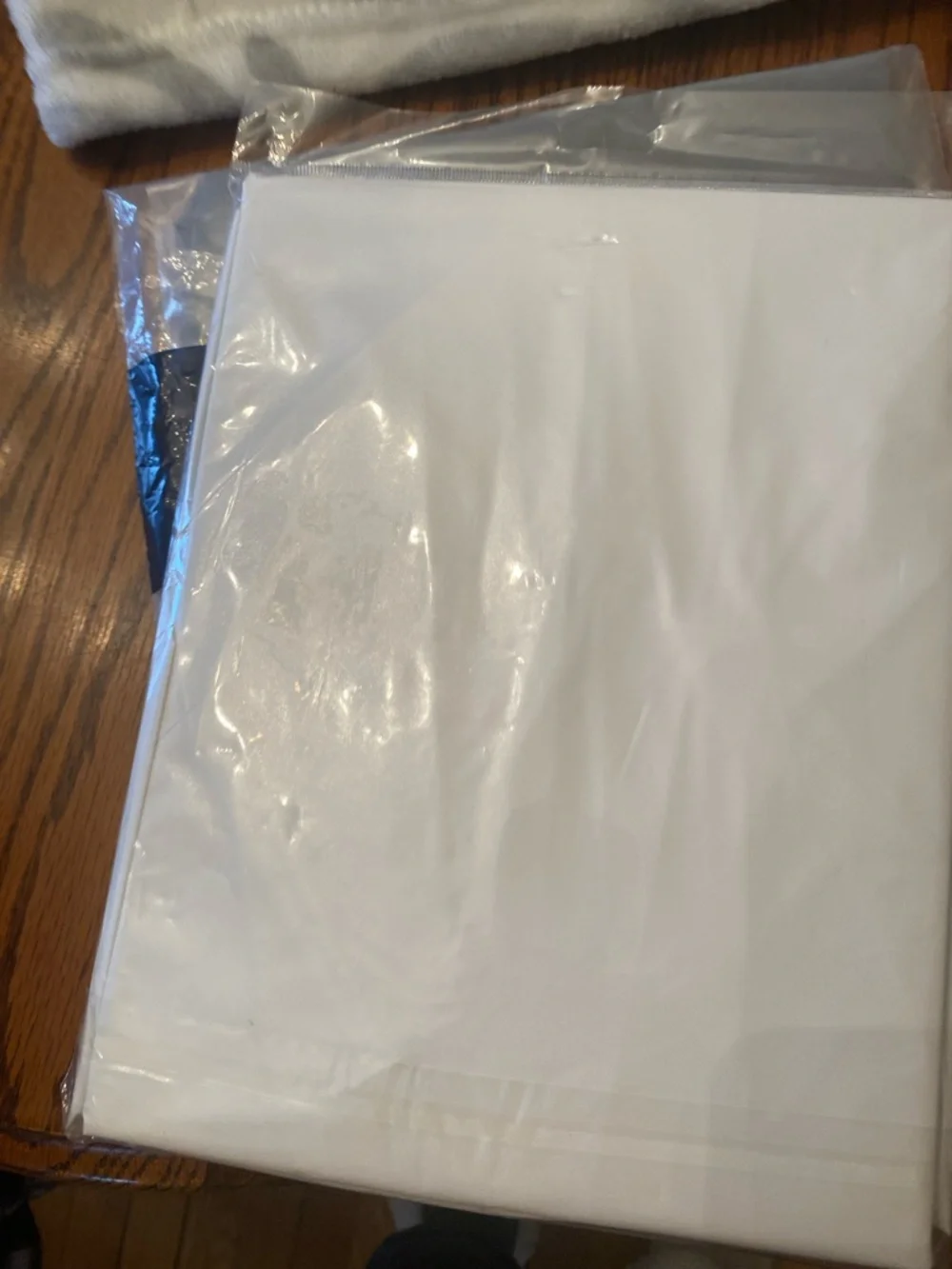 Mattress Cover and Pillow Cover Set - White 3 piece set